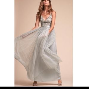 NEW BHLDN AVERY DRESS IN LAVENDER GREY